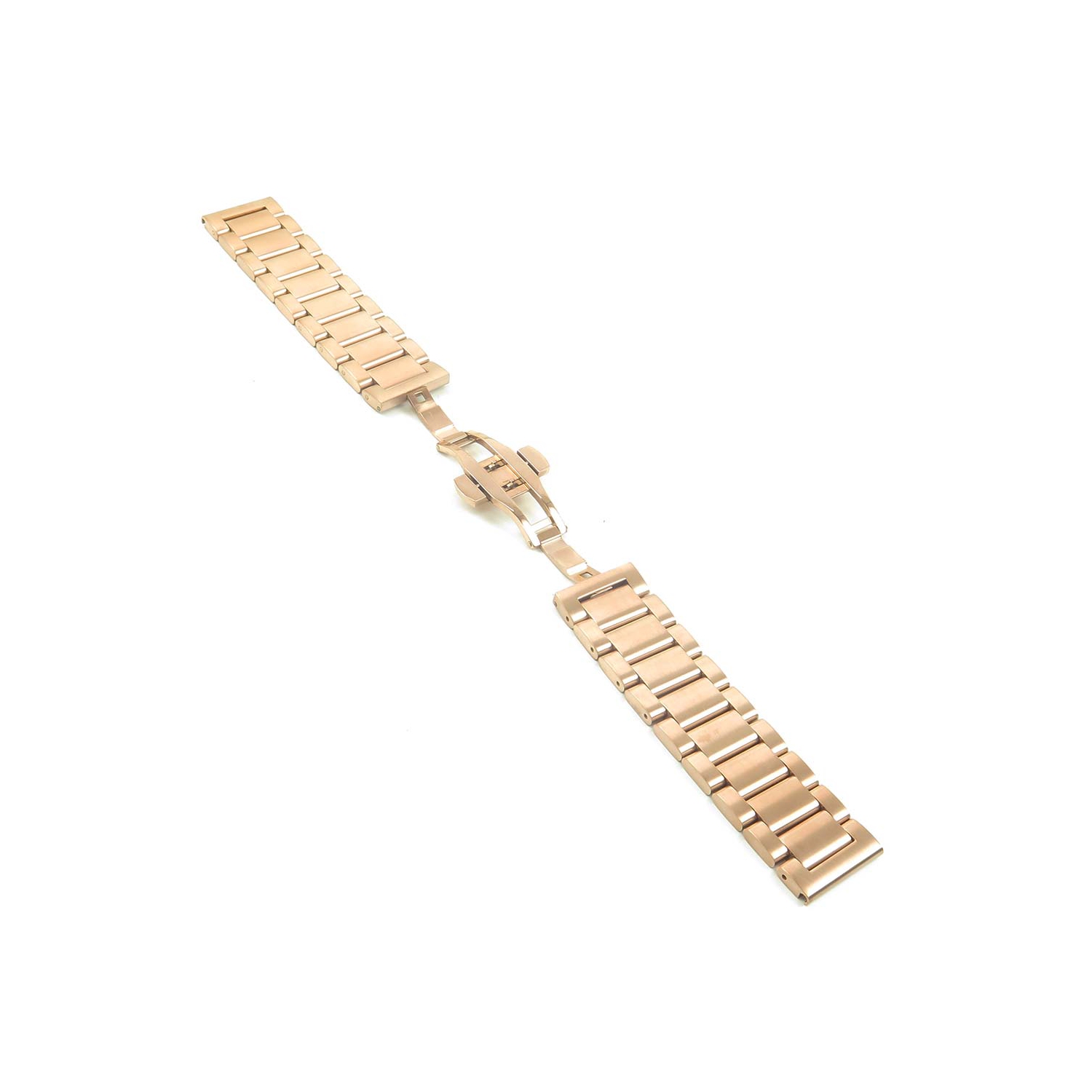 StrapsCo Metal Band for Fitbit Charge 4 & Charge 3 - Rose Gold