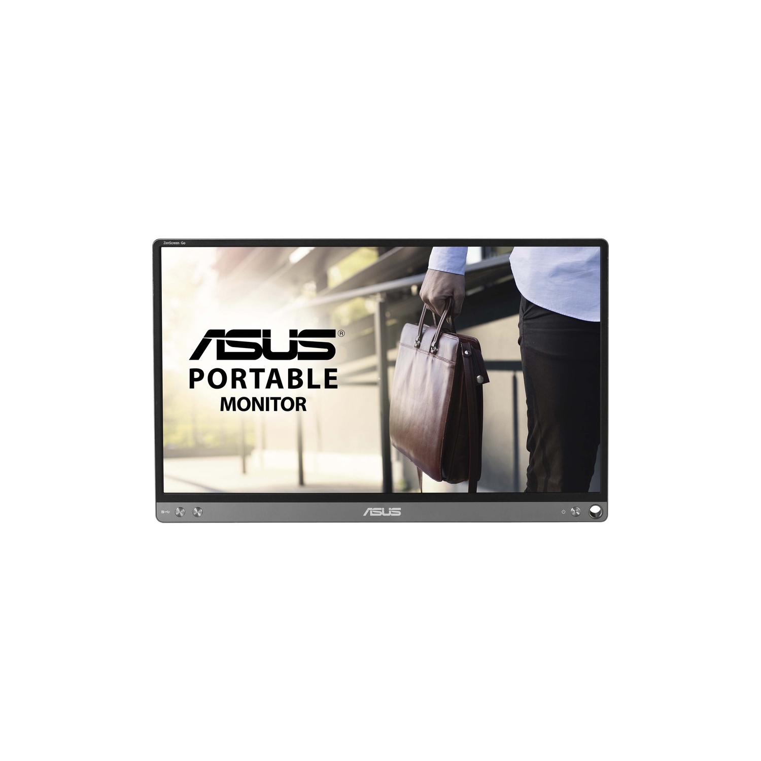 ASUS 15.6" ZenScreen FHD 60Hz 5ms GTG IPS LCD Portable Monitor - Black