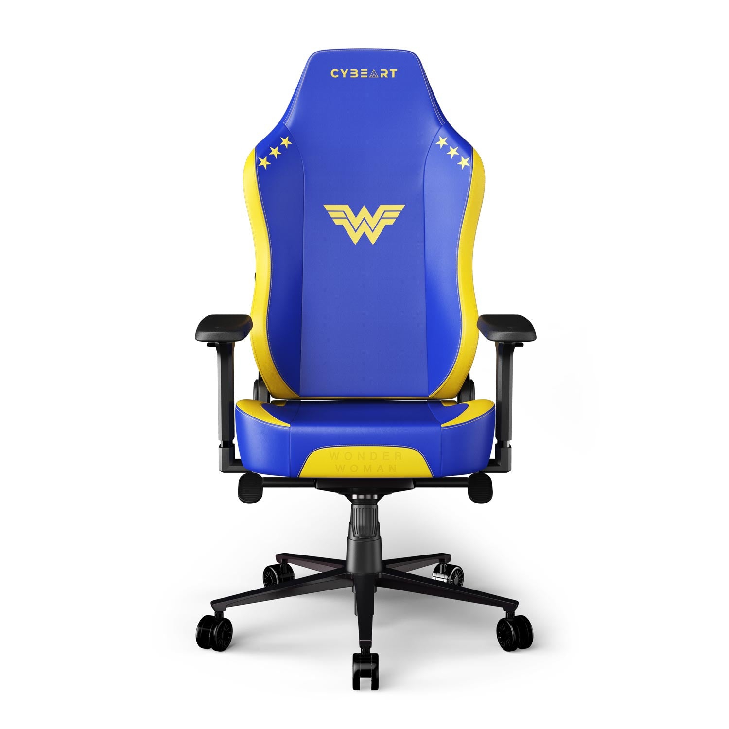 CYBEART | Wonder Woman Gaming/Office Chair - DC Comics | 4D Armrest | Inbuilt Lumbar Support | Supreme PU Leather, Ergonomic, Recline & Tilt