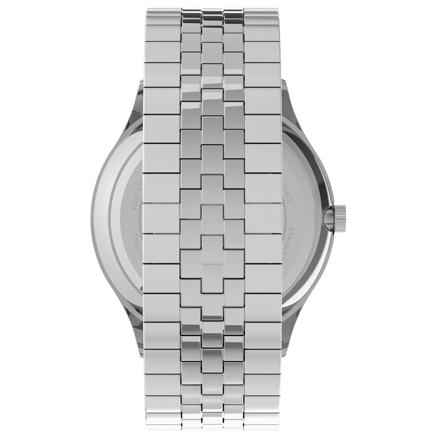 Montre décontractée de 40 mm pour hommes Easy Reader de Timex - Argenté/Blanc