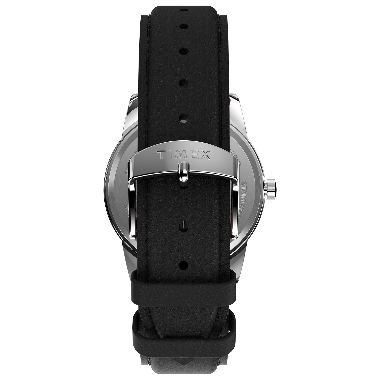 Montre décontractée de 38 mm pour hommes Easy Reader Bold de Timex - Noir/Argenté/Blanc