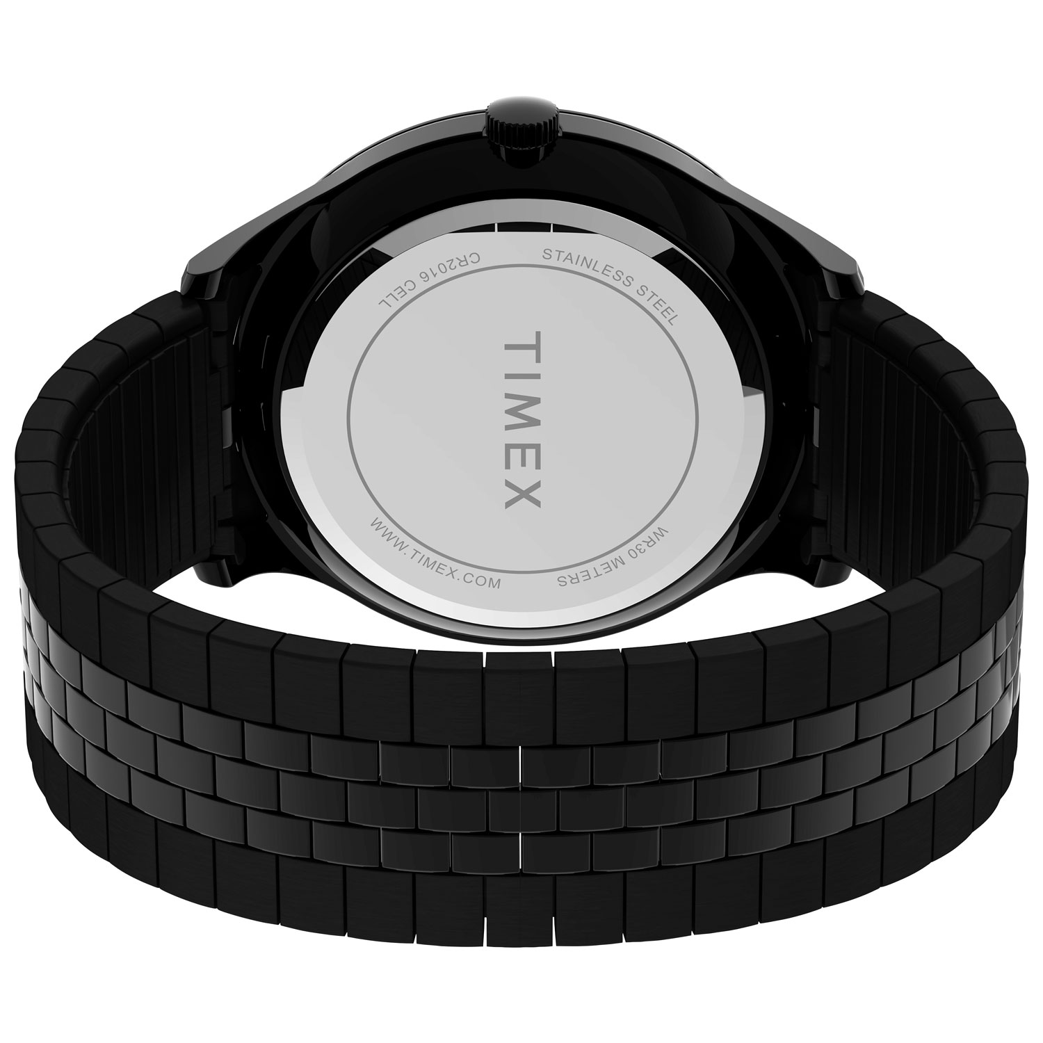 Montre décontractée de 40 mm pour hommes Easy Reader de Timex - Noir/Blanc