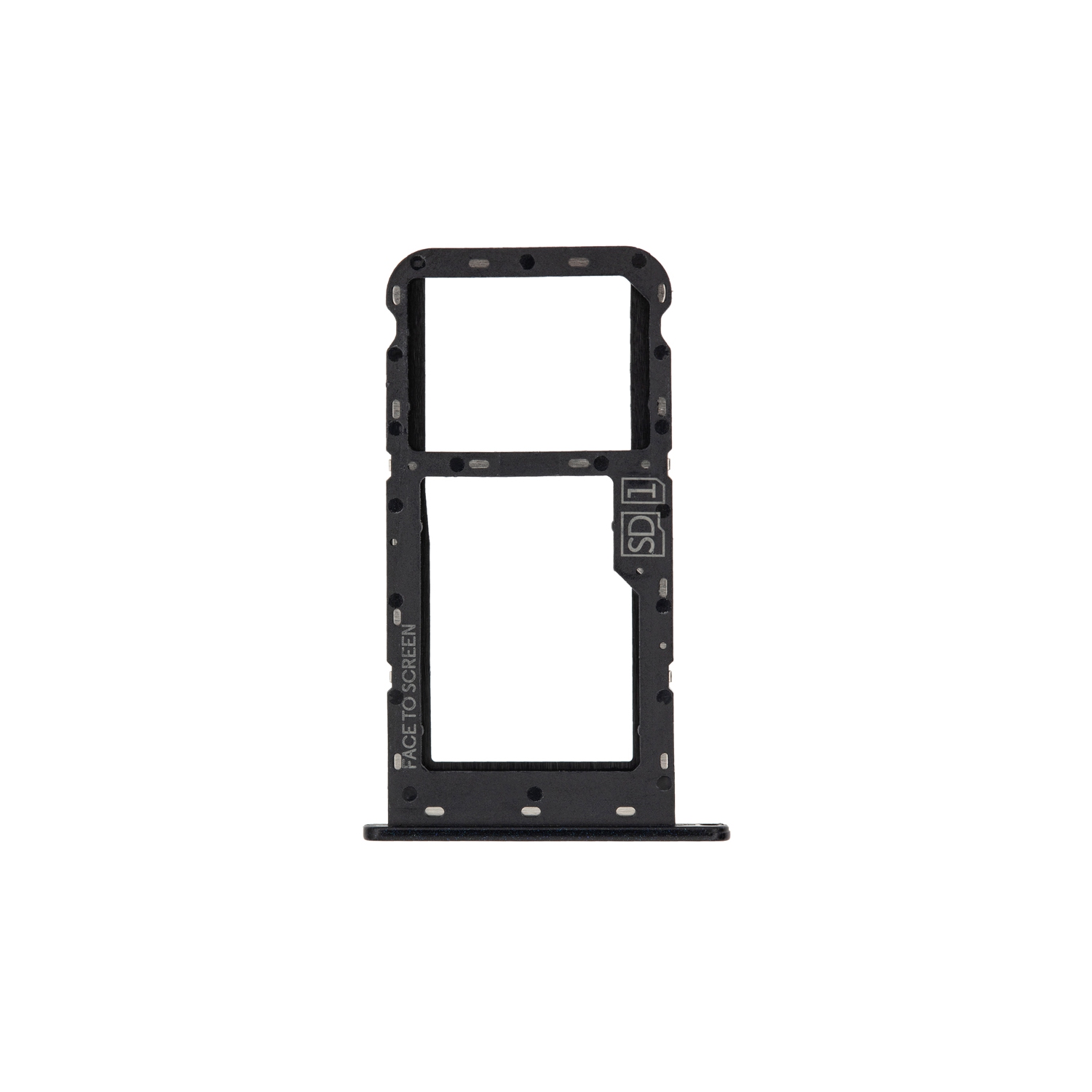 Replacement Single Sim Card Tray For Motorola Moto G7 Play - Black (US Version)