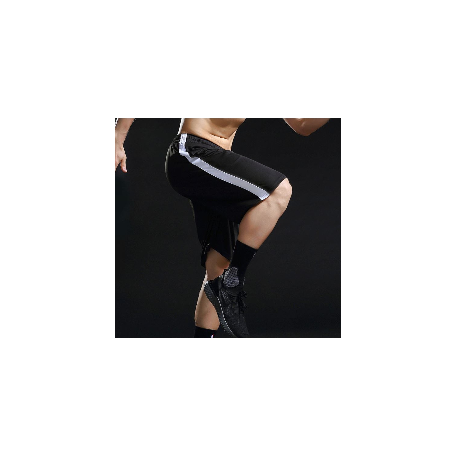 Pantalon sport noir grand