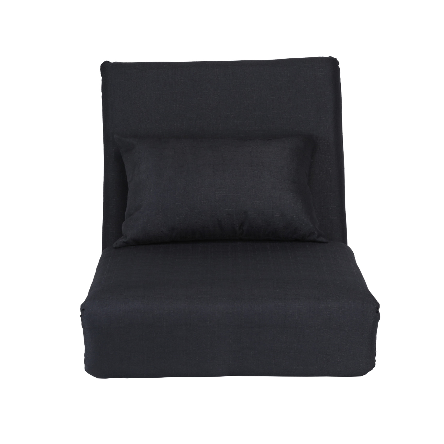 Loungie Cason Linen Flip Chair, Black