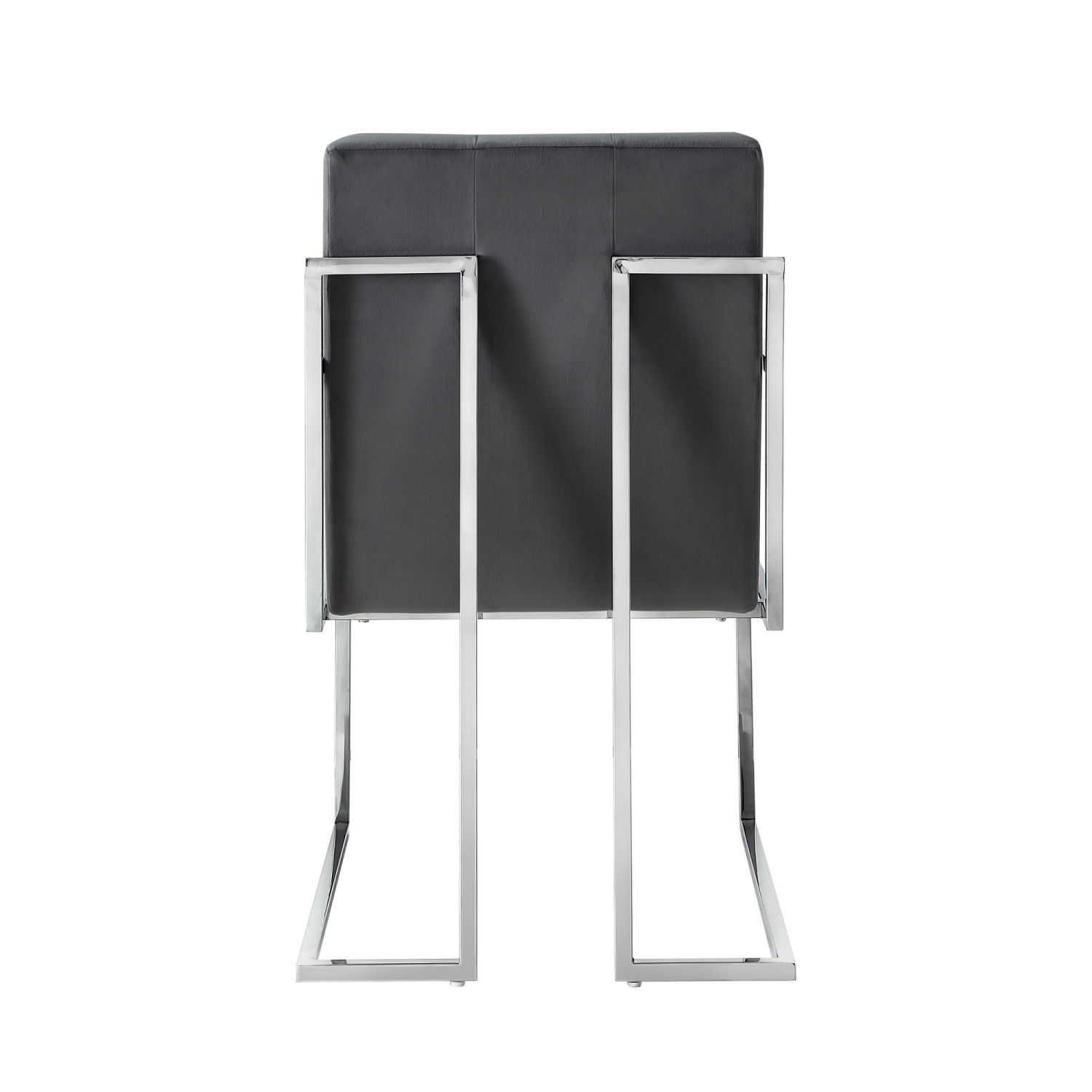 Inspired Home Lauryn Velvet Dining Chair Set of 2, Grey
