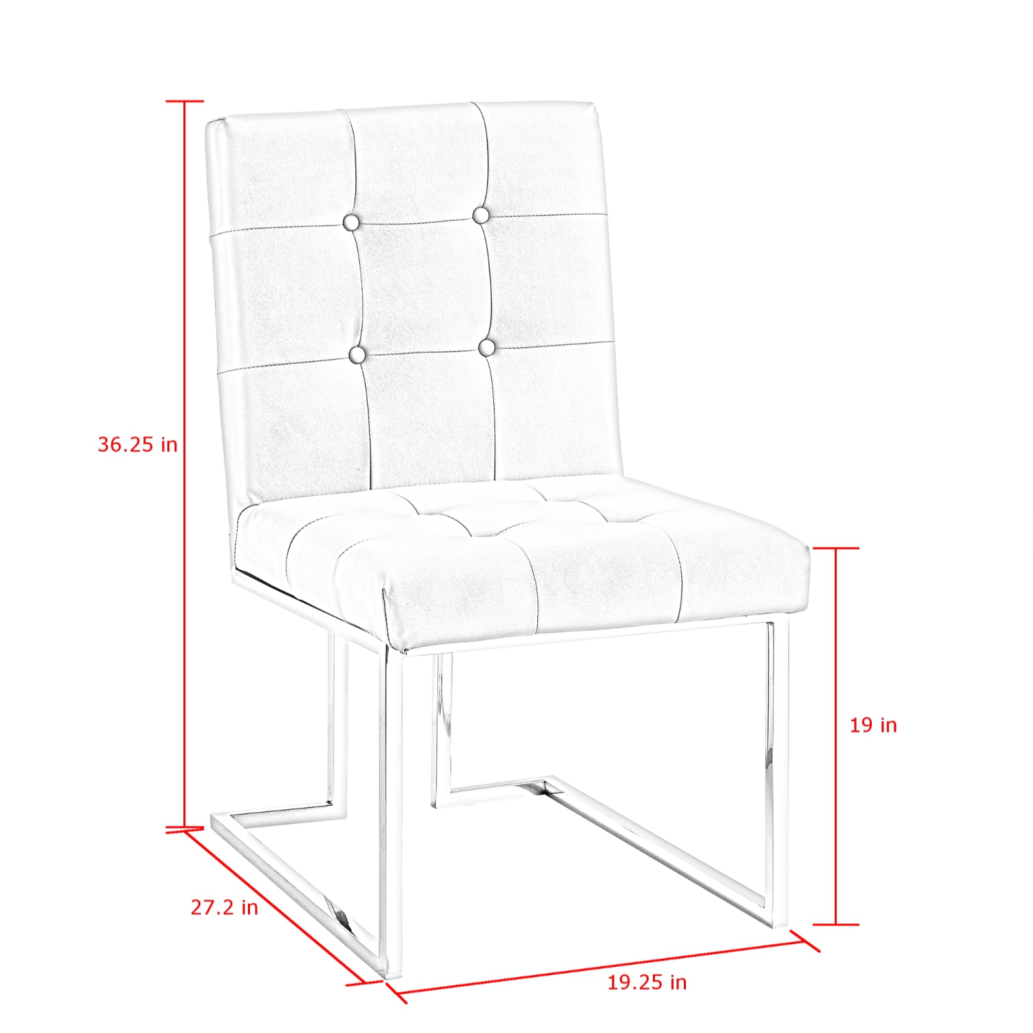 Inspired Home Lauryn Velvet Dining Chair Set of 2, Black