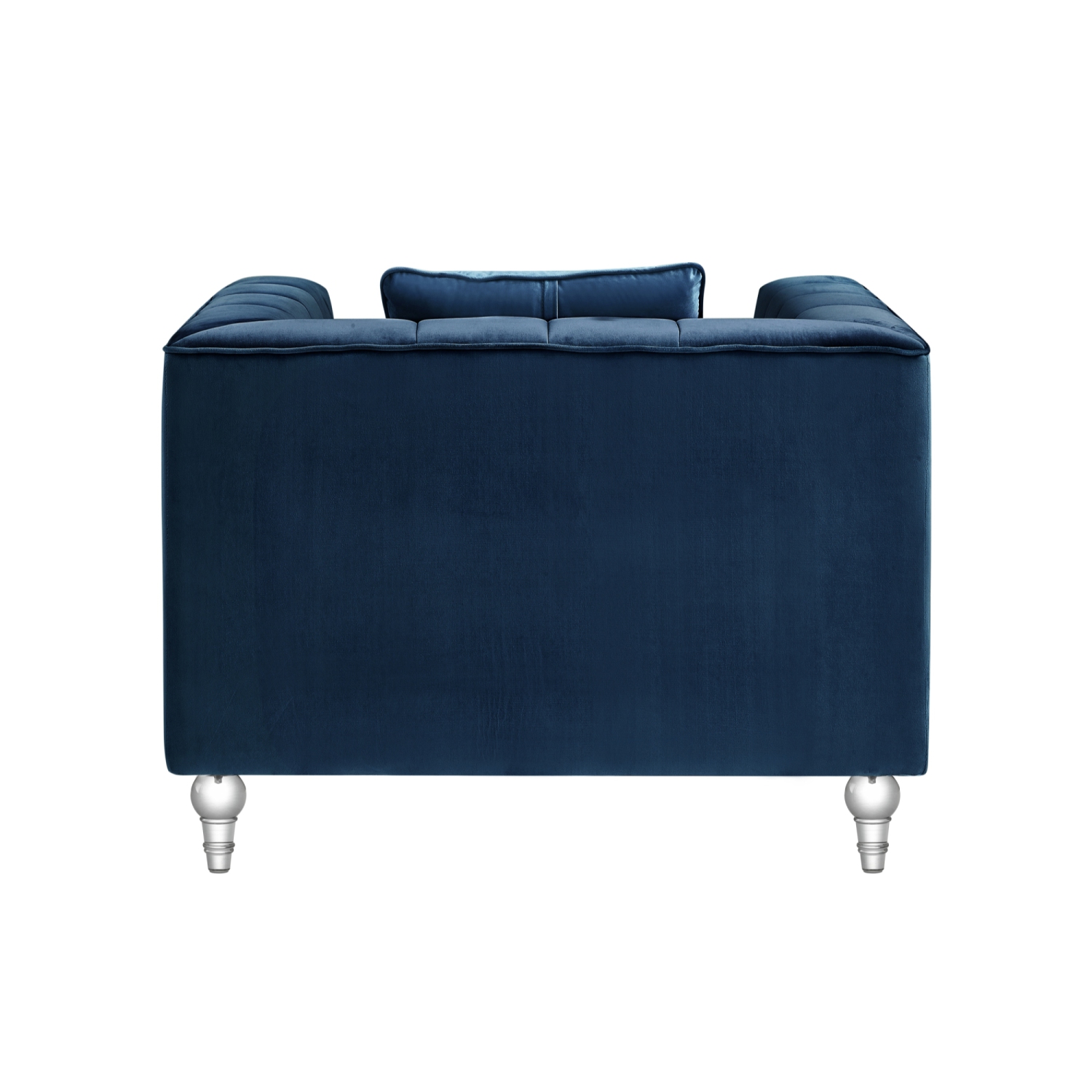Inspired Home Raelyn Velvet Club Chair, Navy