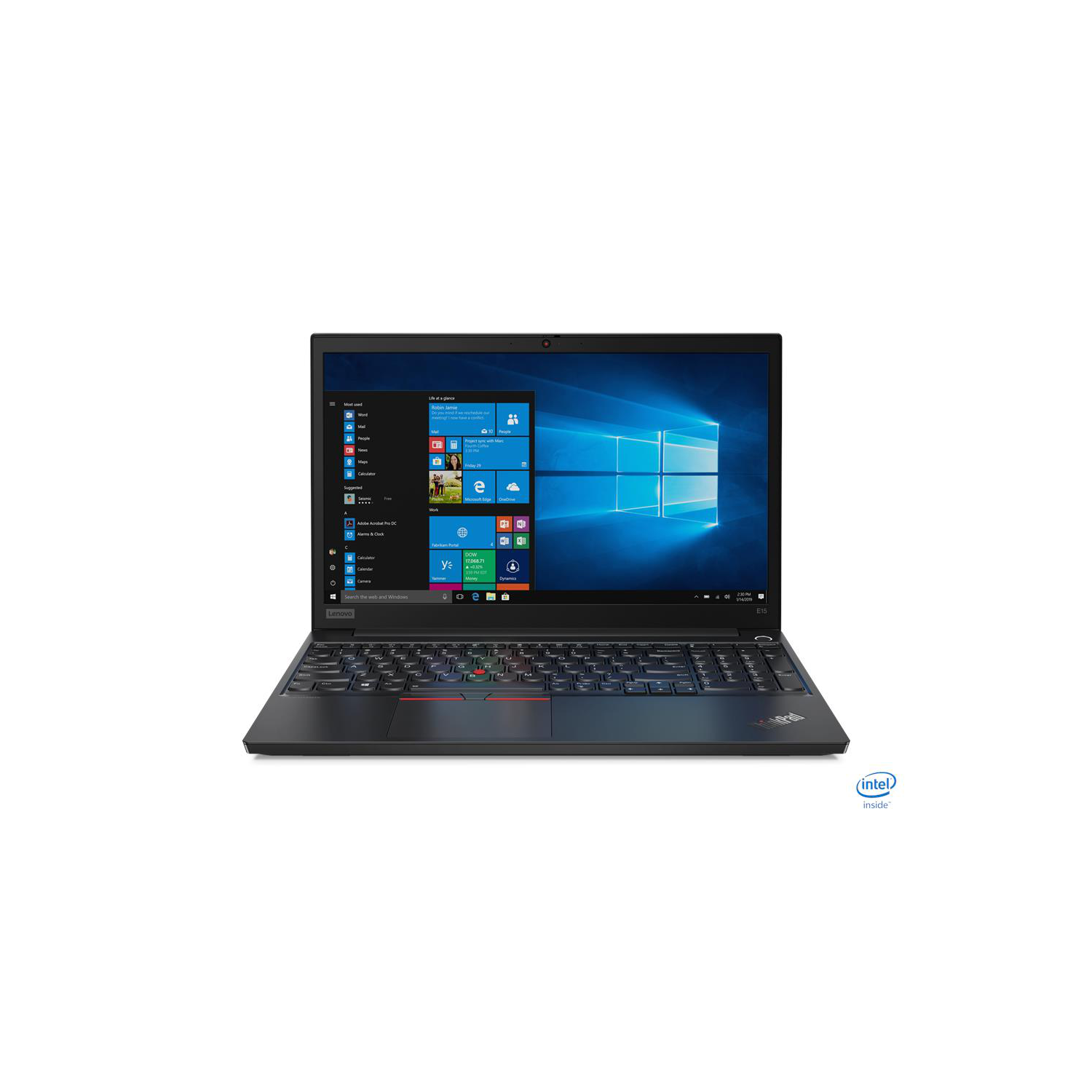 Lenovo ThinkPad E15 15.6'' Business Laptop - Black (Intel Core i3 10110U/500 GB HDD/4 GB RAM/Windows 10) - (20RD002TUS)