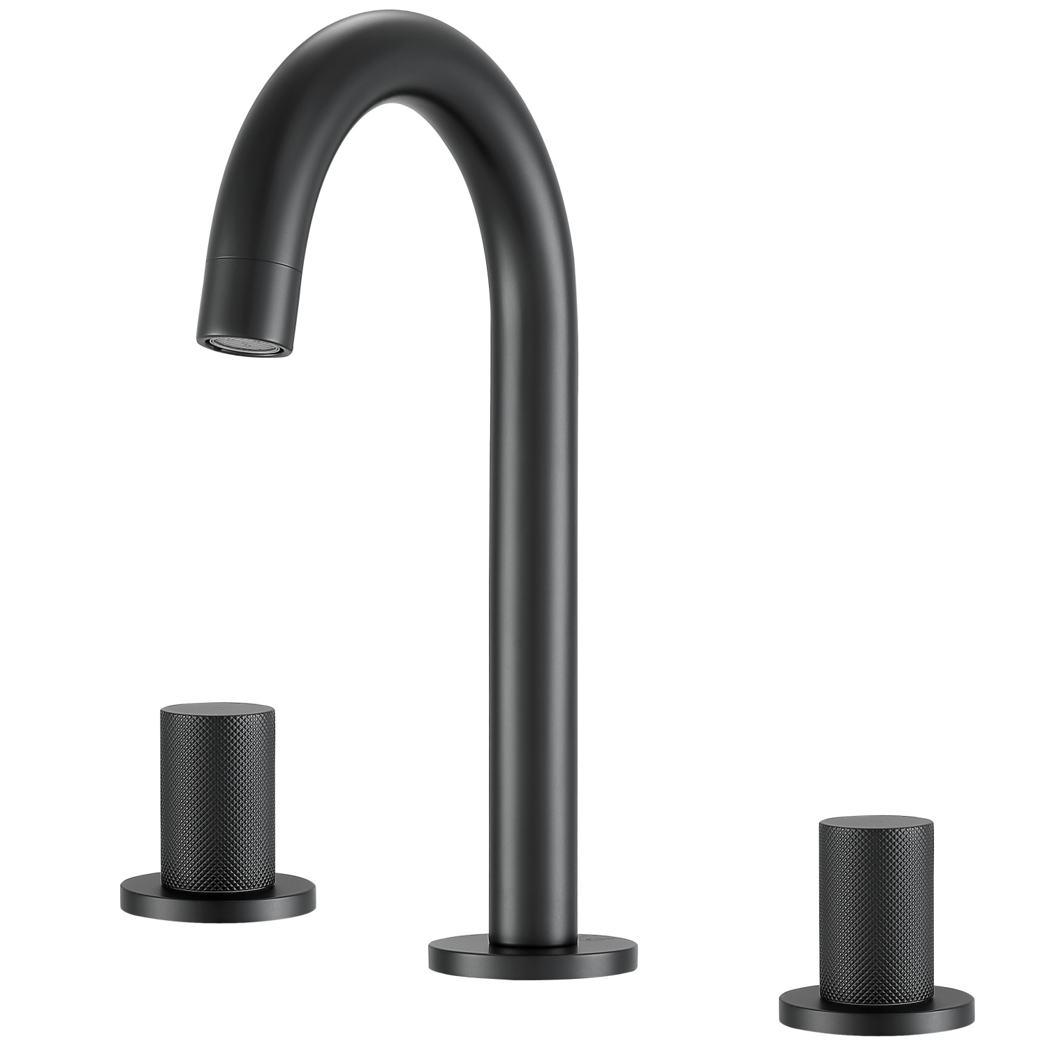 Ancona Industria Series Widespread Bathroom Faucet in Matte Black