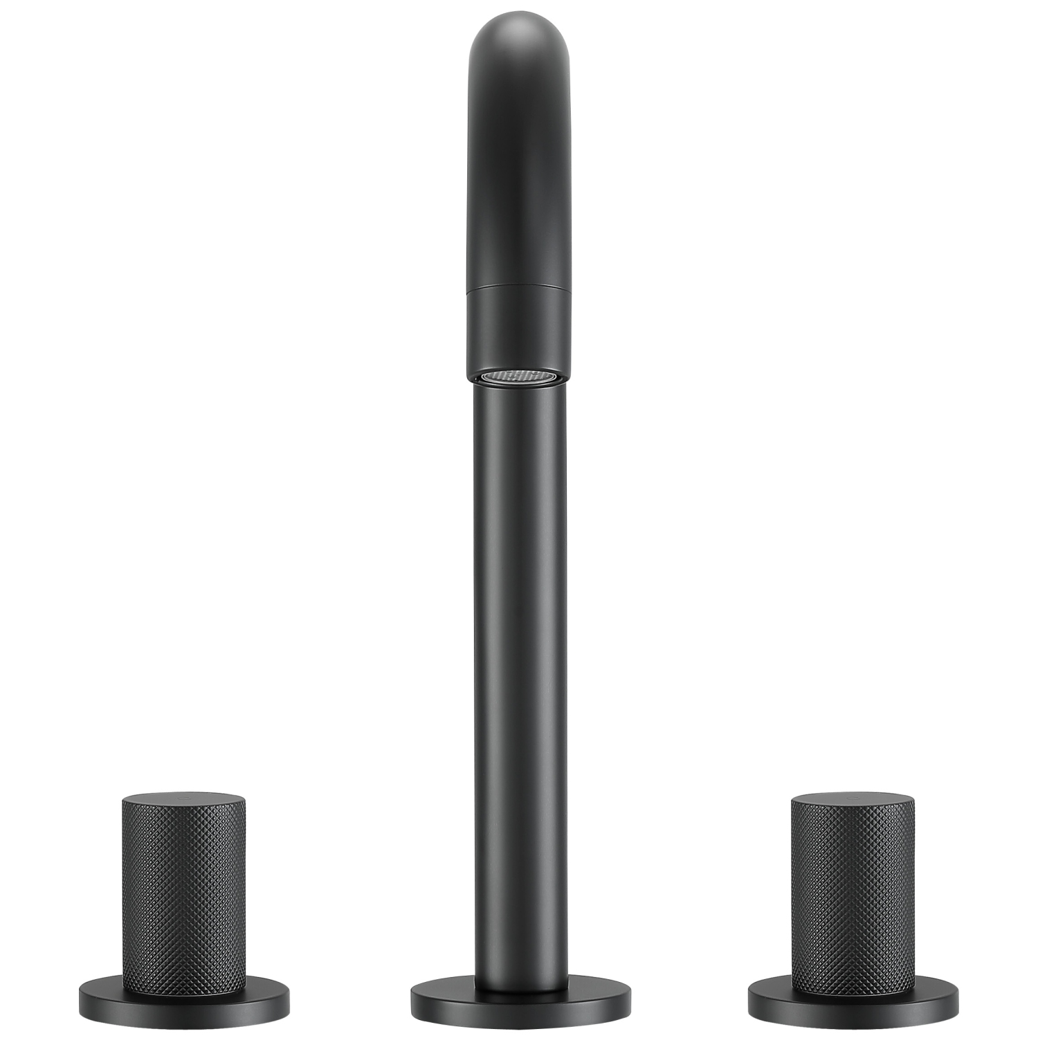 Ancona Industria Series Widespread Bathroom Faucet in Matte Black