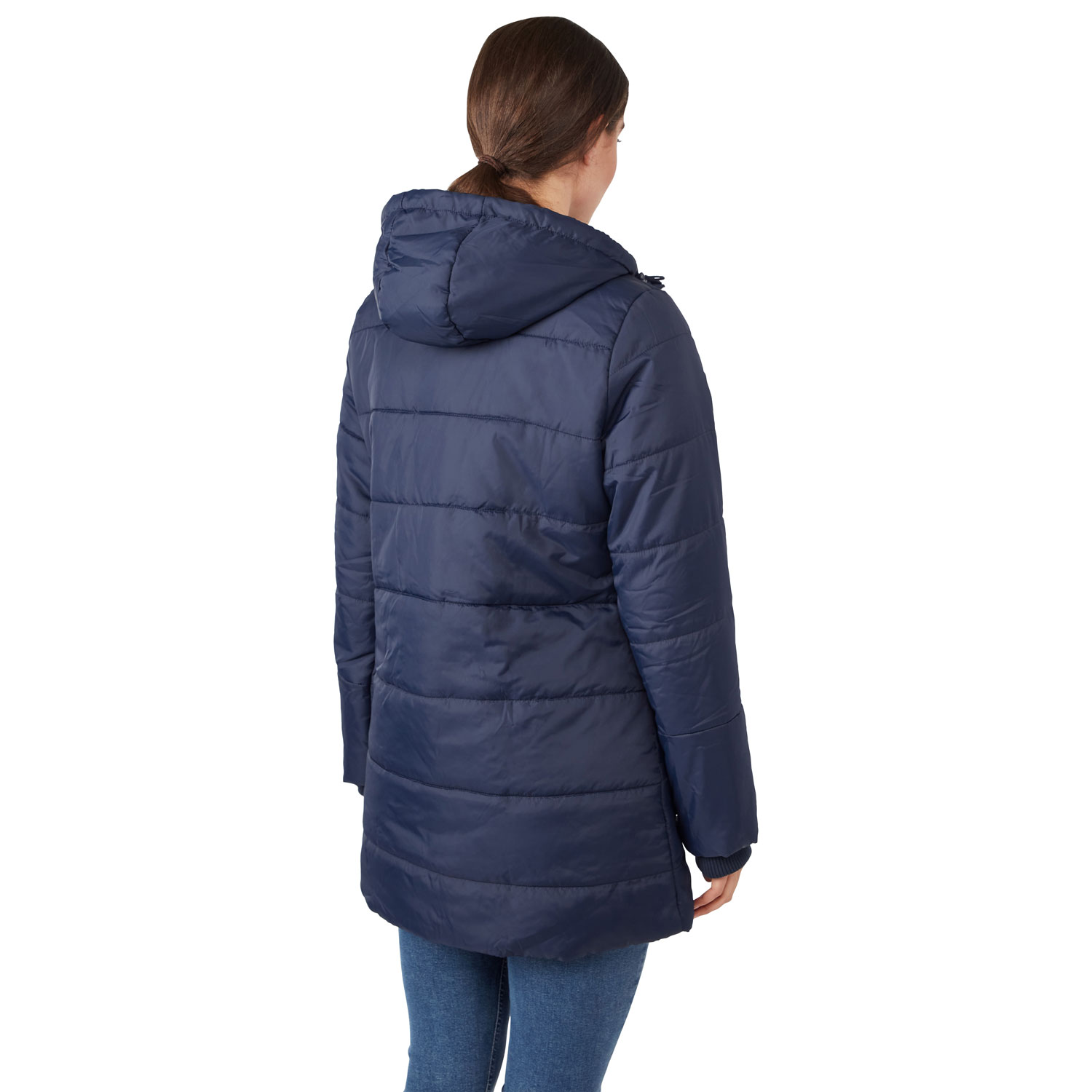 Manteau de maternité bouffant Gianna de Modern Eternity - Très petit - Bleu marine
