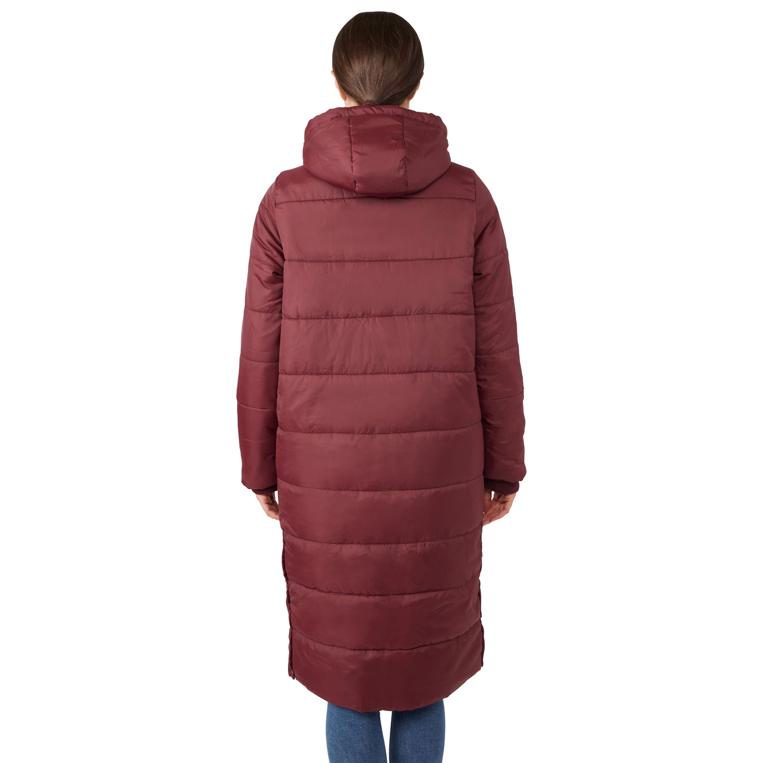 Modern Eternity Penelope Puffer Coat - X-Small - Burgundy