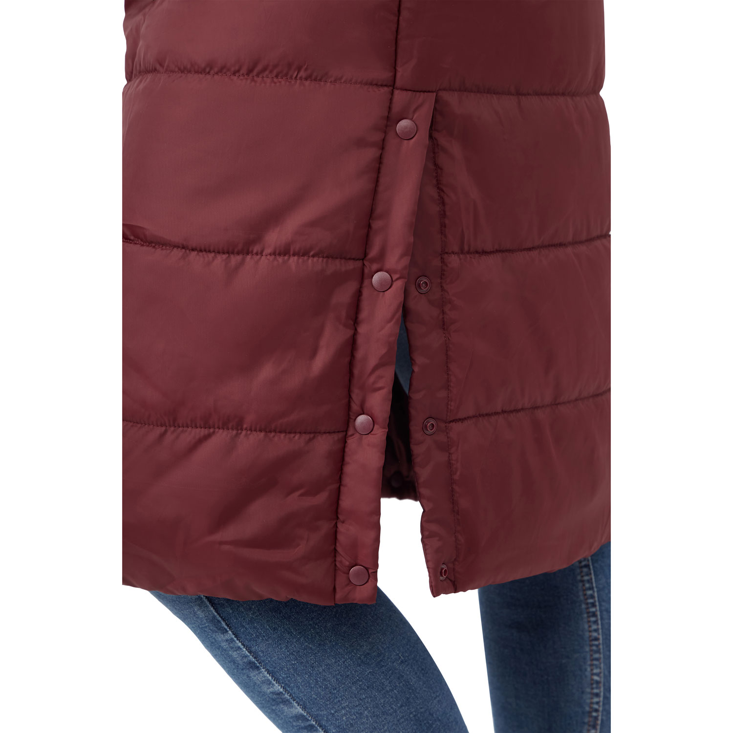 Modern Eternity Penelope Puffer Coat - X-Small - Burgundy
