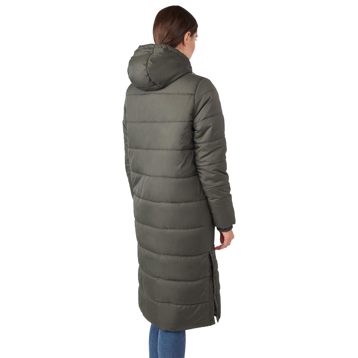 Manteau bouffant Penelope de Modern Eternity - Moyen - Vert kaki