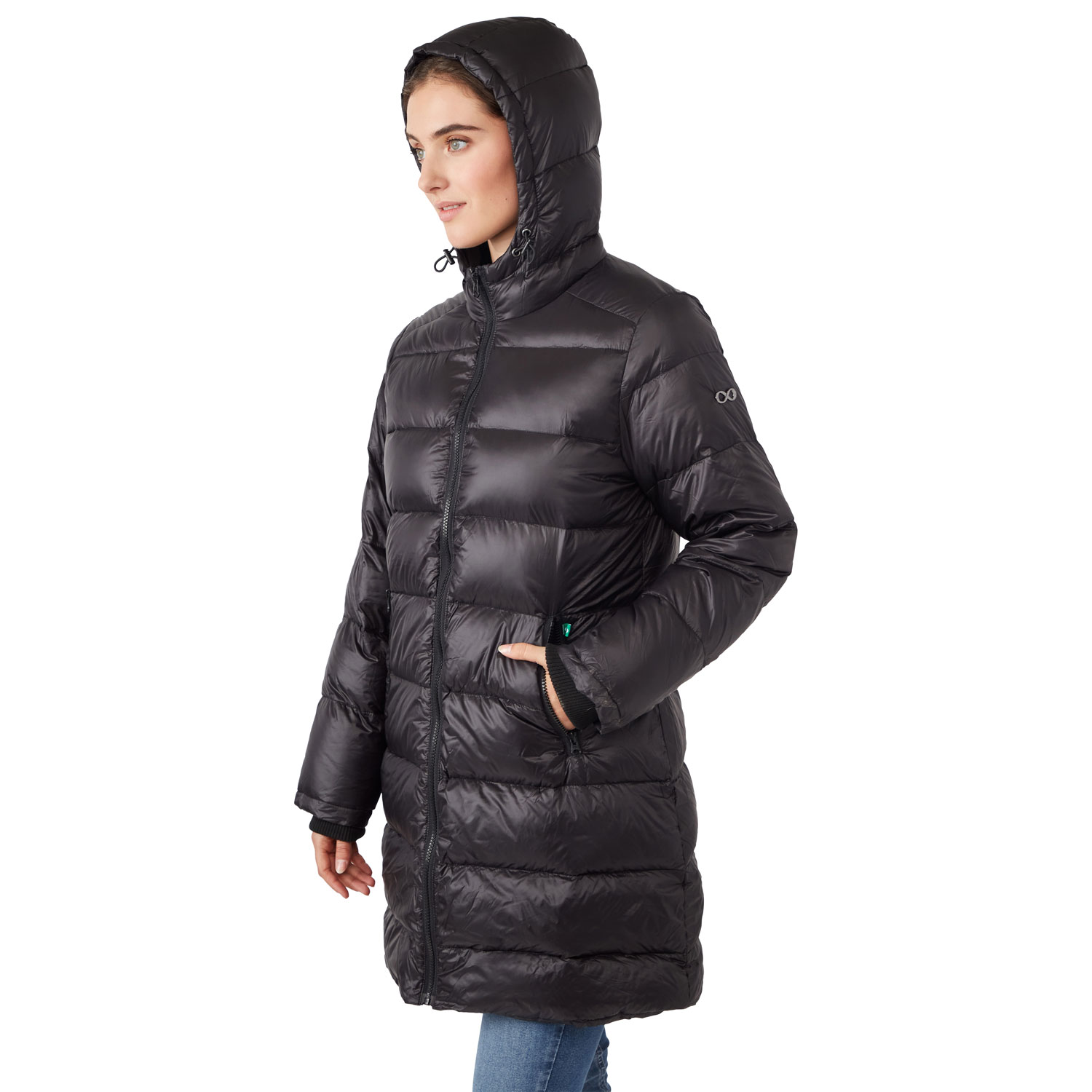 Parka imperméable Naomi de Modern Eternity - Très petit - Noir