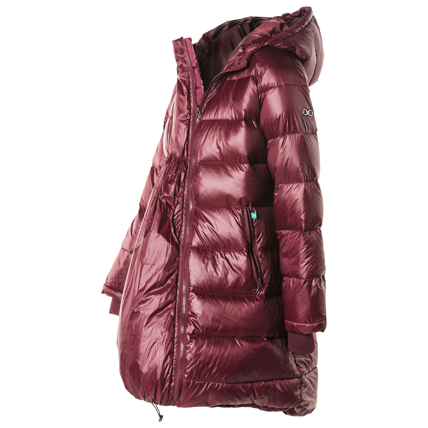 Modern Eternity Naomi Waterproof Parka Coat - Medium - Burgundy