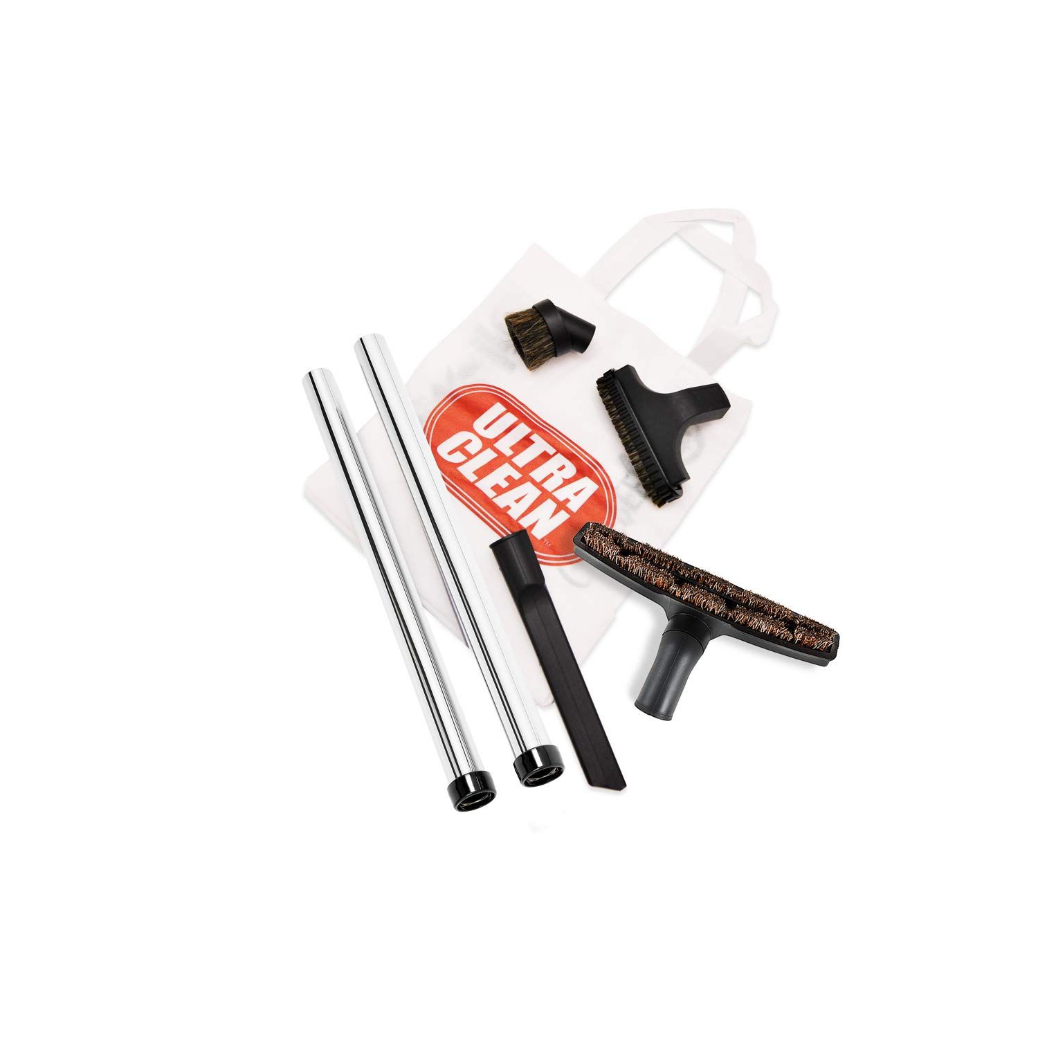 Ultra Clean Deluxe Bare Floor and Carpet 35 Foot Hose and Accessories Central Vacuum Kit