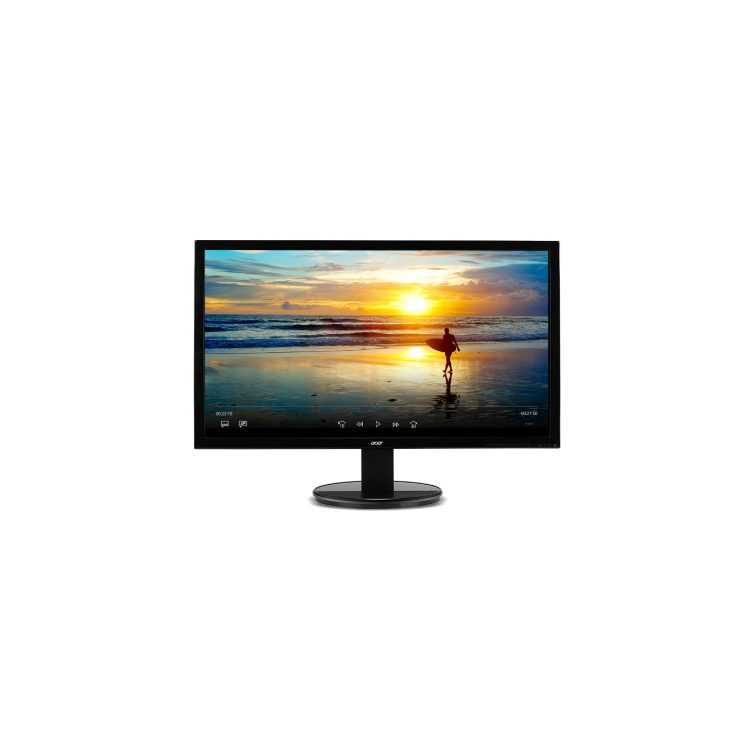 Acer 19.5" TN Monitor, 1600x900@60Hz, 5ms Response time, Tilt, K202HQL BD,Black