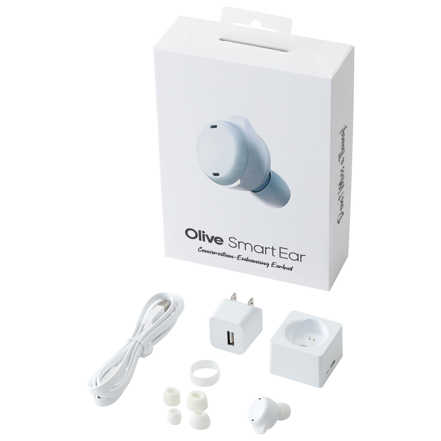 Amplificateur de son Bluetooth d'Olive Union - Blanc