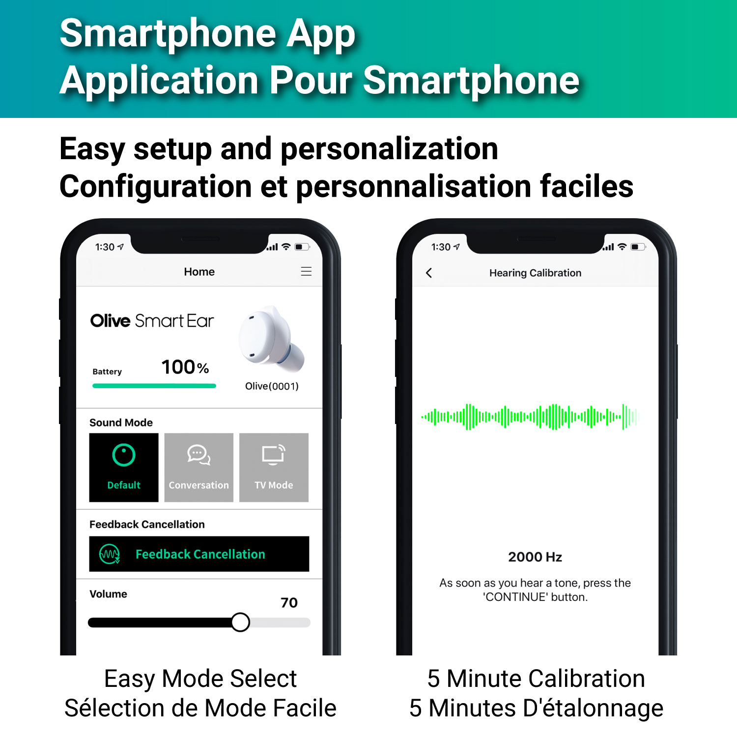 Amplificateur de son Bluetooth d'Olive Union - Blanc
