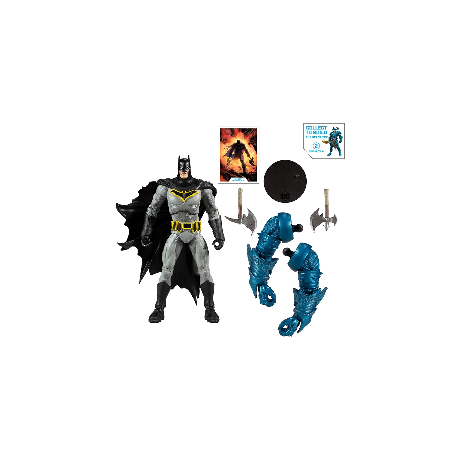 DC Multiverse Dark Nights Metal 7 Inch Action Figure BAF The Merciless - Batman