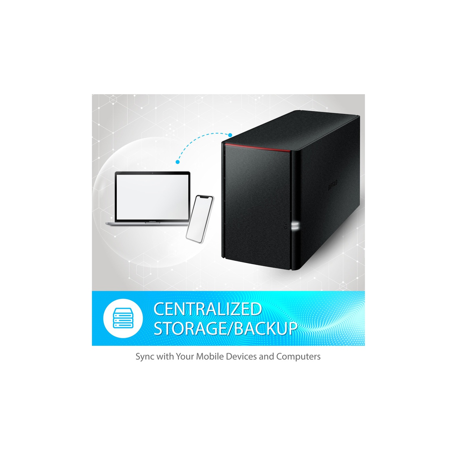 Buffalo 220 LinkStation 220 12TB Private Cloud Storage NAS with Hard Drives Included