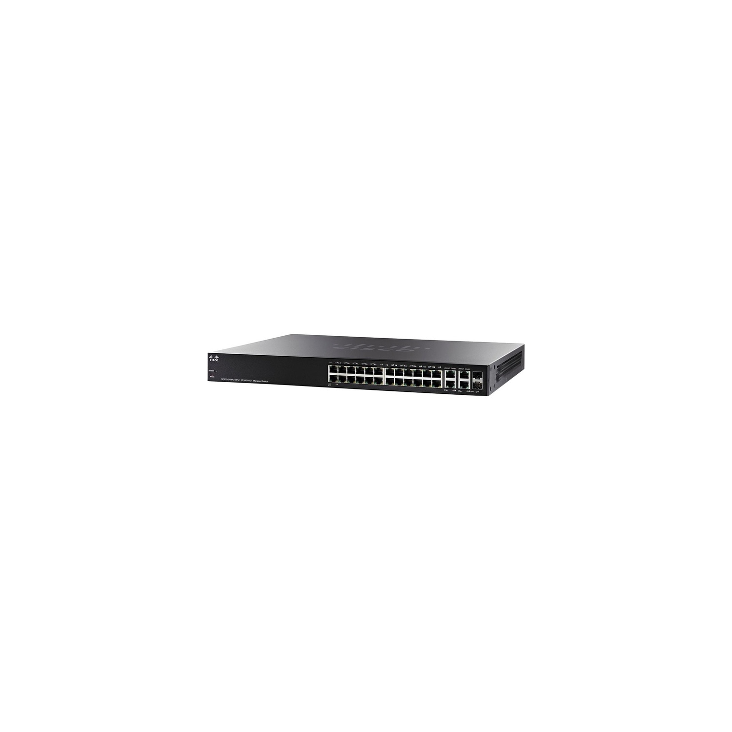 Cisco SF300-24PP 24-Port 10/100 PoE+ Managed Switch w/Gig Uplinks SF300-24PP-K9NA-RF