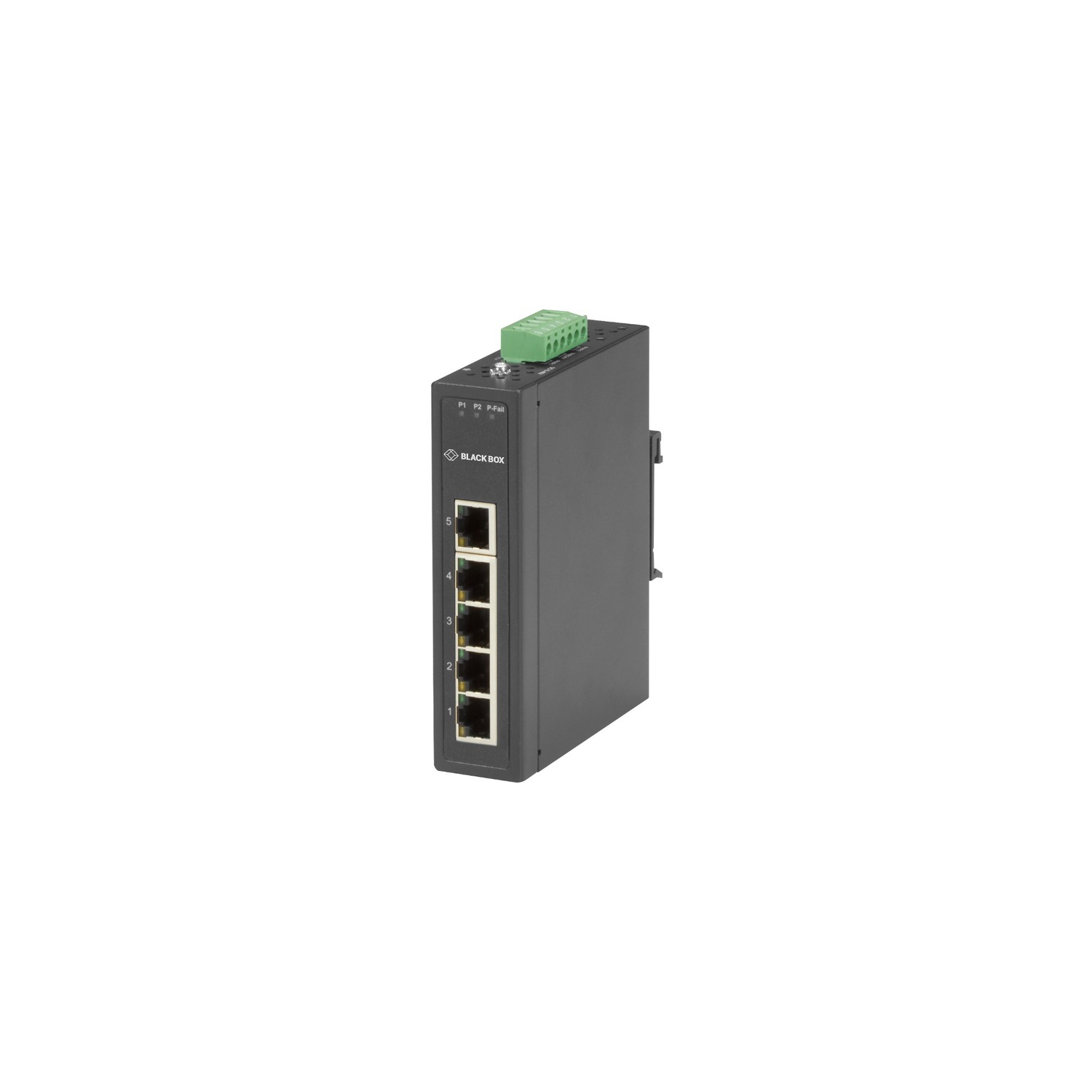 Black Box Industrial 10/100-Mbps Ethernet Switch - Unmanaged, Extreme Temperature, 5-Port LBH3050A