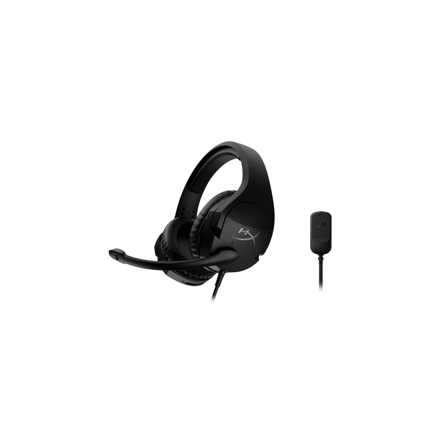 HyperX Cloud Stinger S – Gaming Headset, for PC, Virtual 7.1 Surround Sound, Lightweight, Memory Foam, Soft Leatherette, Durable Steel Sliders, Swivel-to-Mute Noise-Cancelling Microphone