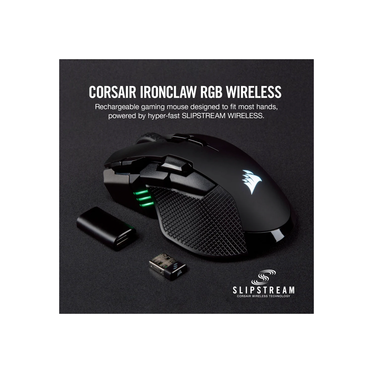 Corsair IRONCLAW RGB Wireless Gaming Mouse CH-9317011-NA