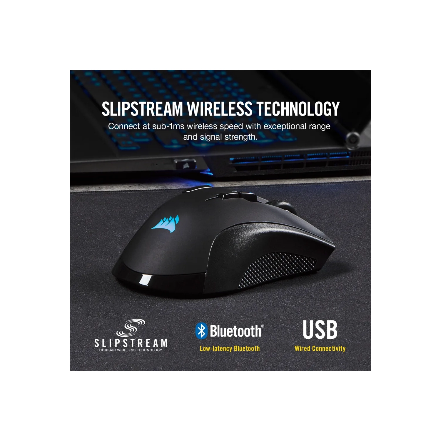 Corsair IRONCLAW RGB Wireless Gaming Mouse CH-9317011-NA