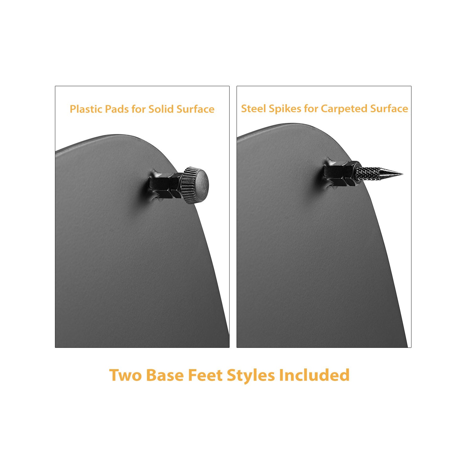 Boost Industries SB-62F Floor Speaker Stands with Hardwood Column for SONOS® ONE, SONOS® ONE SL and SONOS Play:1