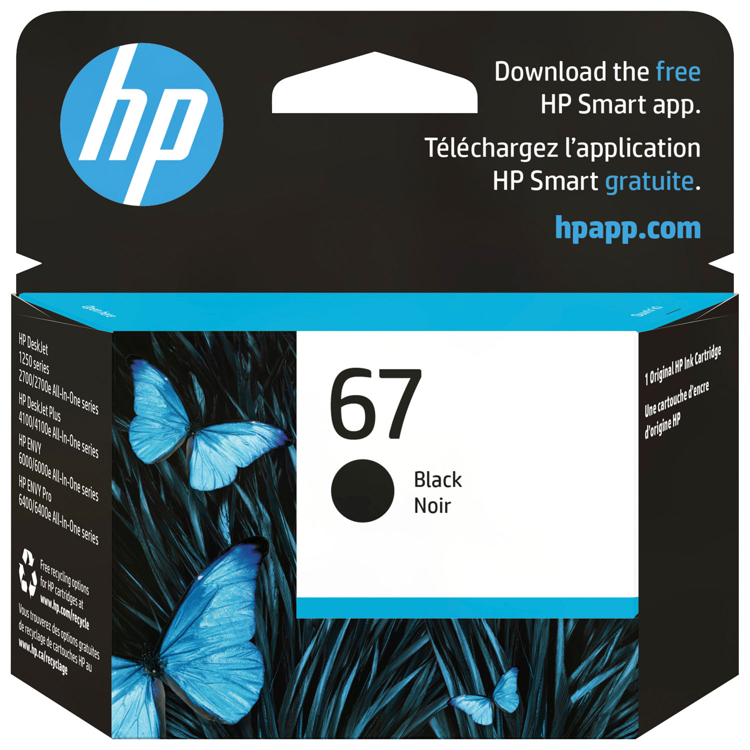 HP 67 Black Ink (3YM56AN#140)