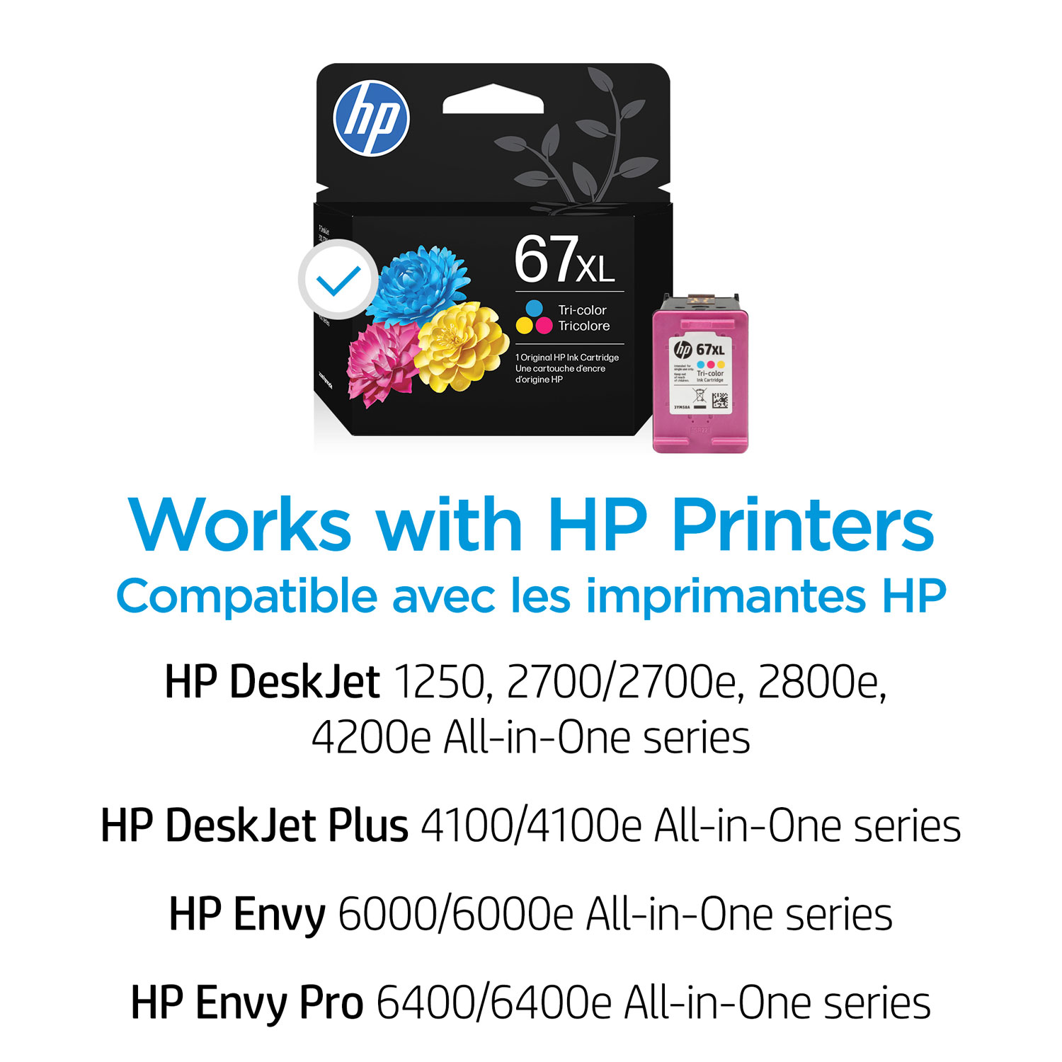 HP 67XL Tri-Colour Ink