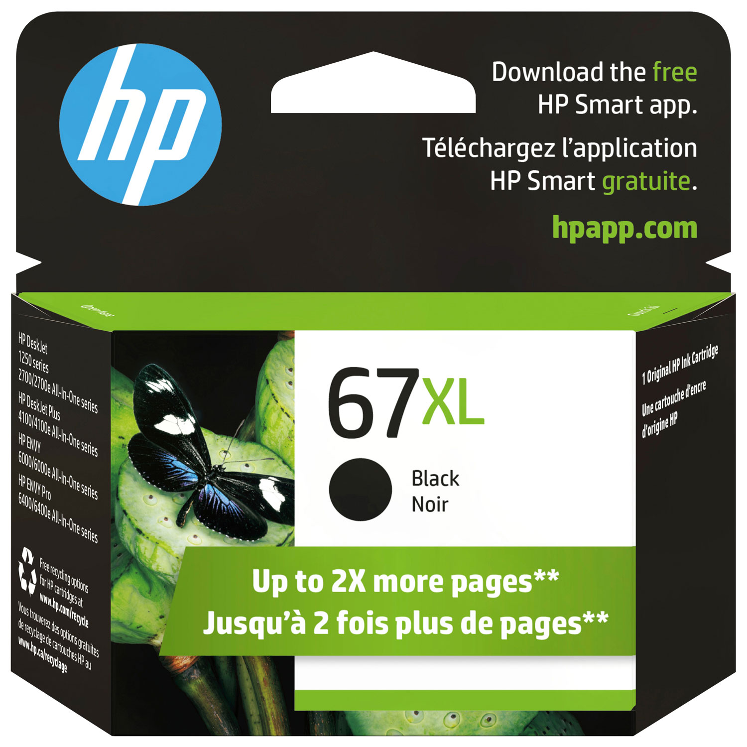 HP 67XL Black Ink (3YM57AN#140)