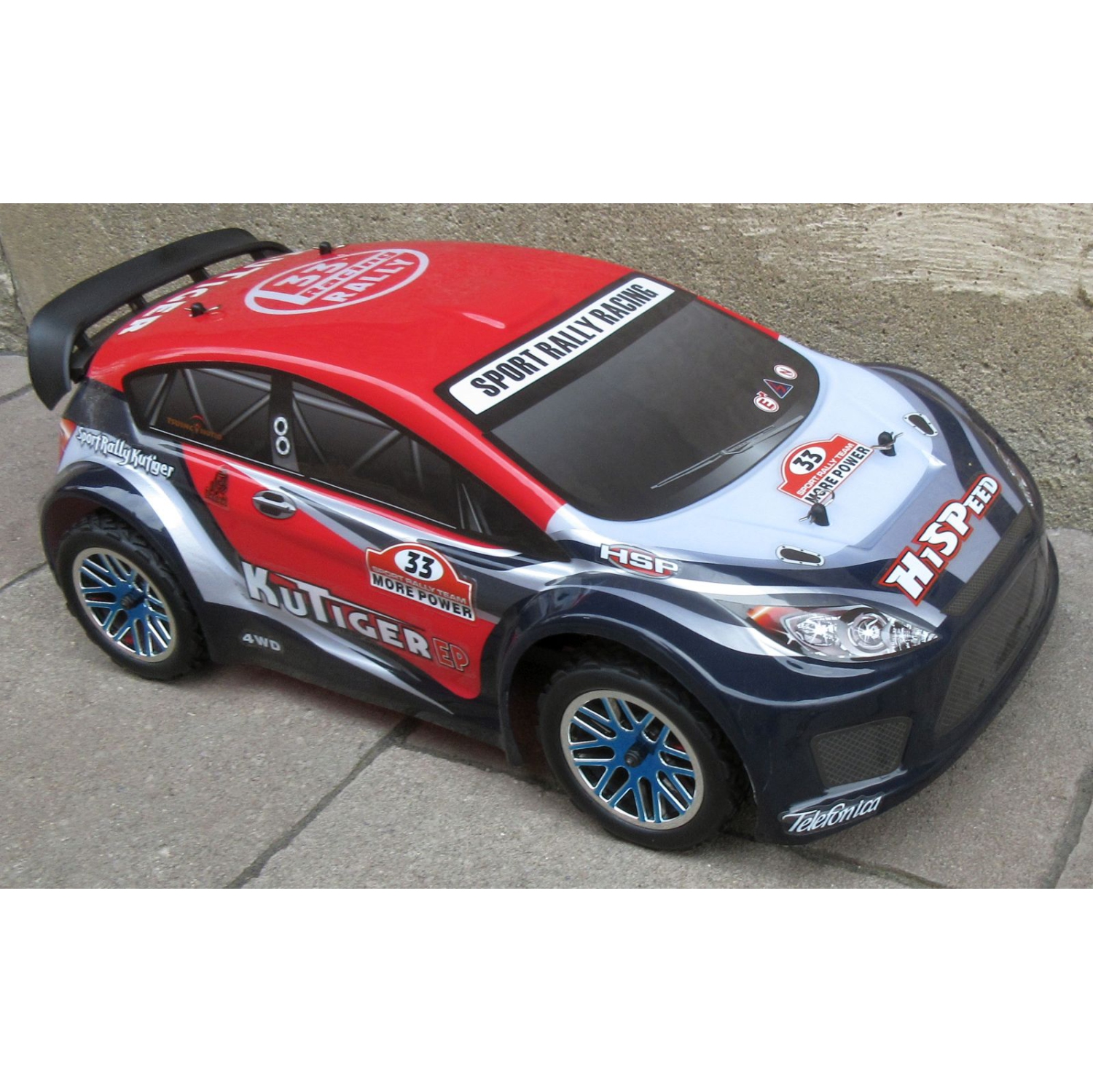 RC Sport Rally Car 1/10 Scale 4WD 17794 FREE SHIPPING