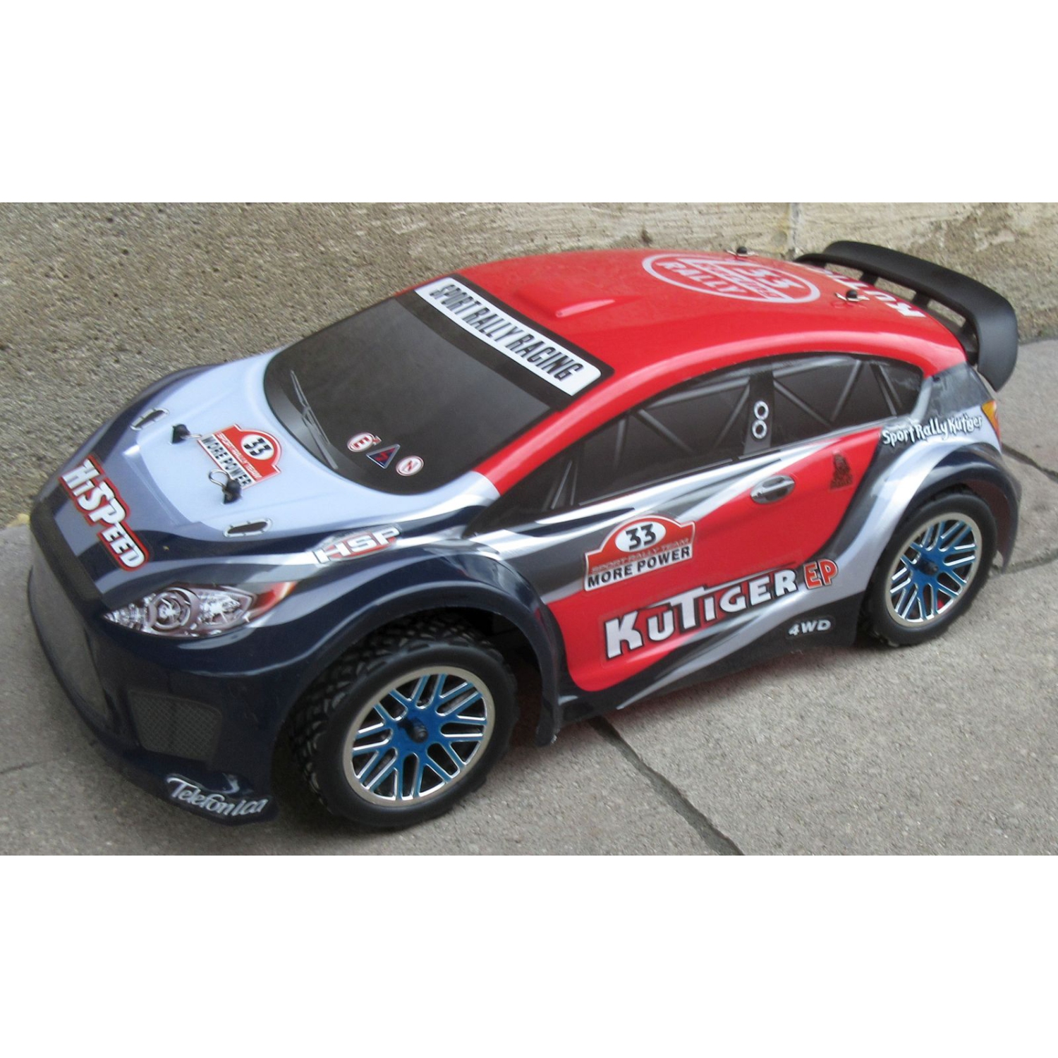 RC Sport Rally Car 1/10 Scale 4WD 17794 FREE SHIPPING