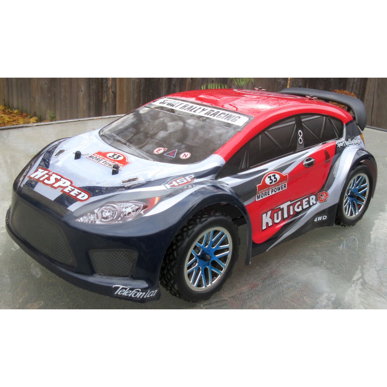 RC Sport Rally Car 1/10 Scale 4WD 17794 FREE SHIPPING