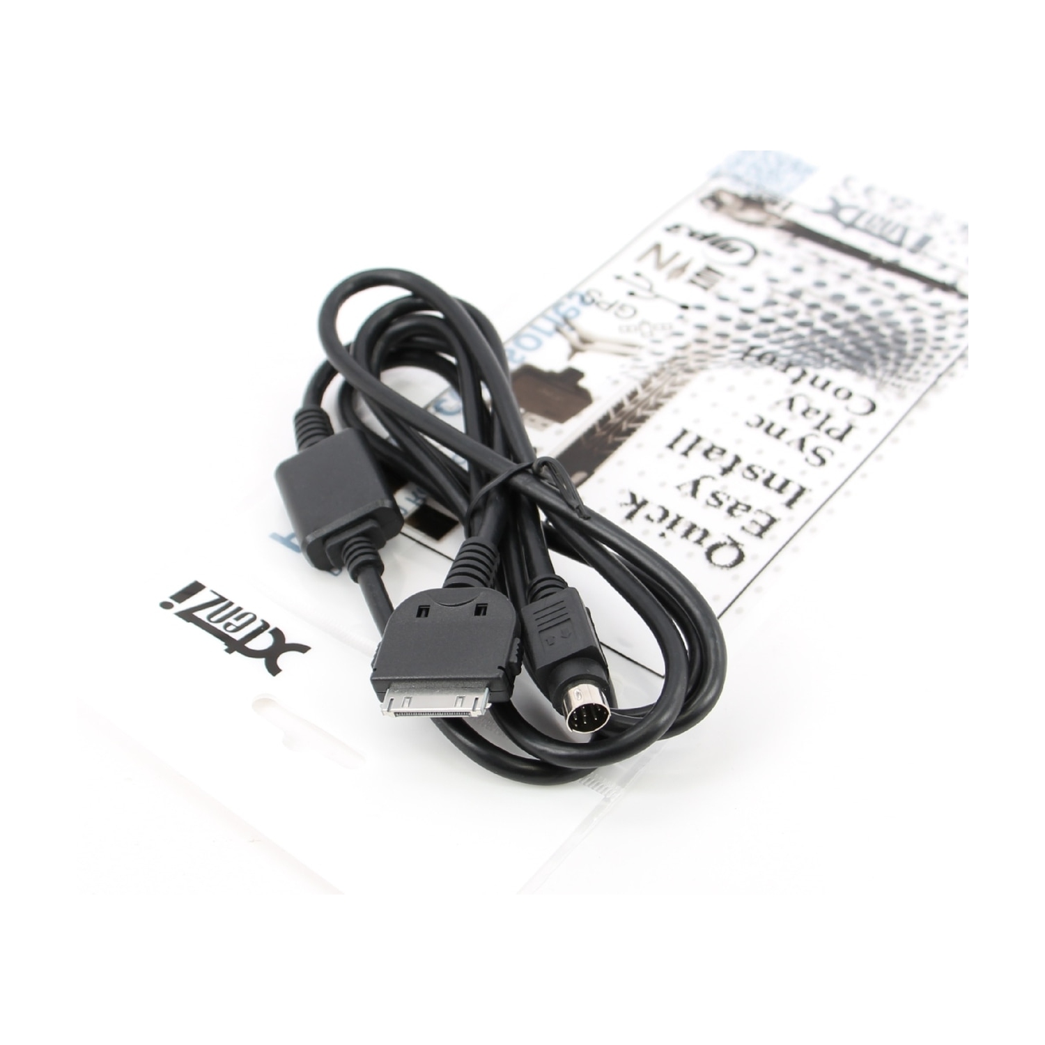 Xtenzi MDI AUX MMI Cable Adapter Jlink2 iPhone/iPod for Jensen