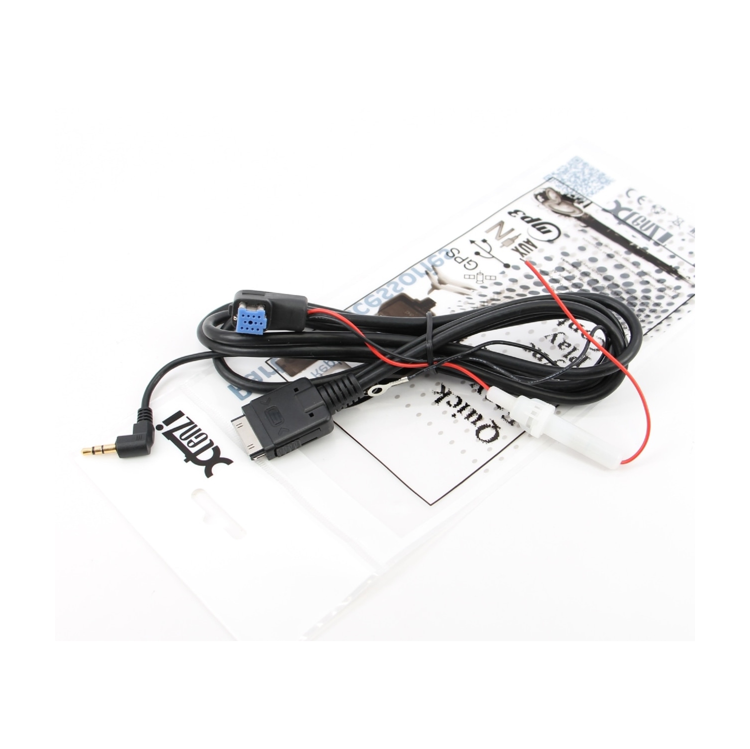 Xtenzi MDI AUX MMI Cable Adapter USB Interface cable iPod/iPhone 2meter long for Pioneer CD-IU50V