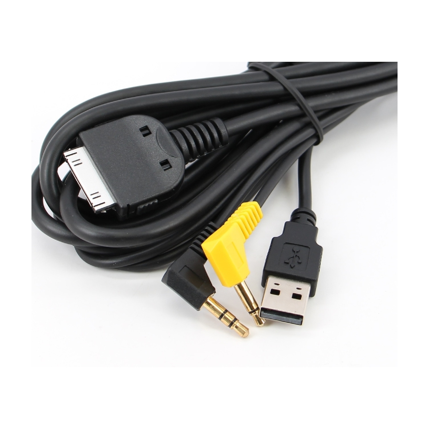 Xtenzi MDI AUX MMI Cable Adapter iPhone/iPod audio/video interface cable USB for Kenwood KCA-iP300V