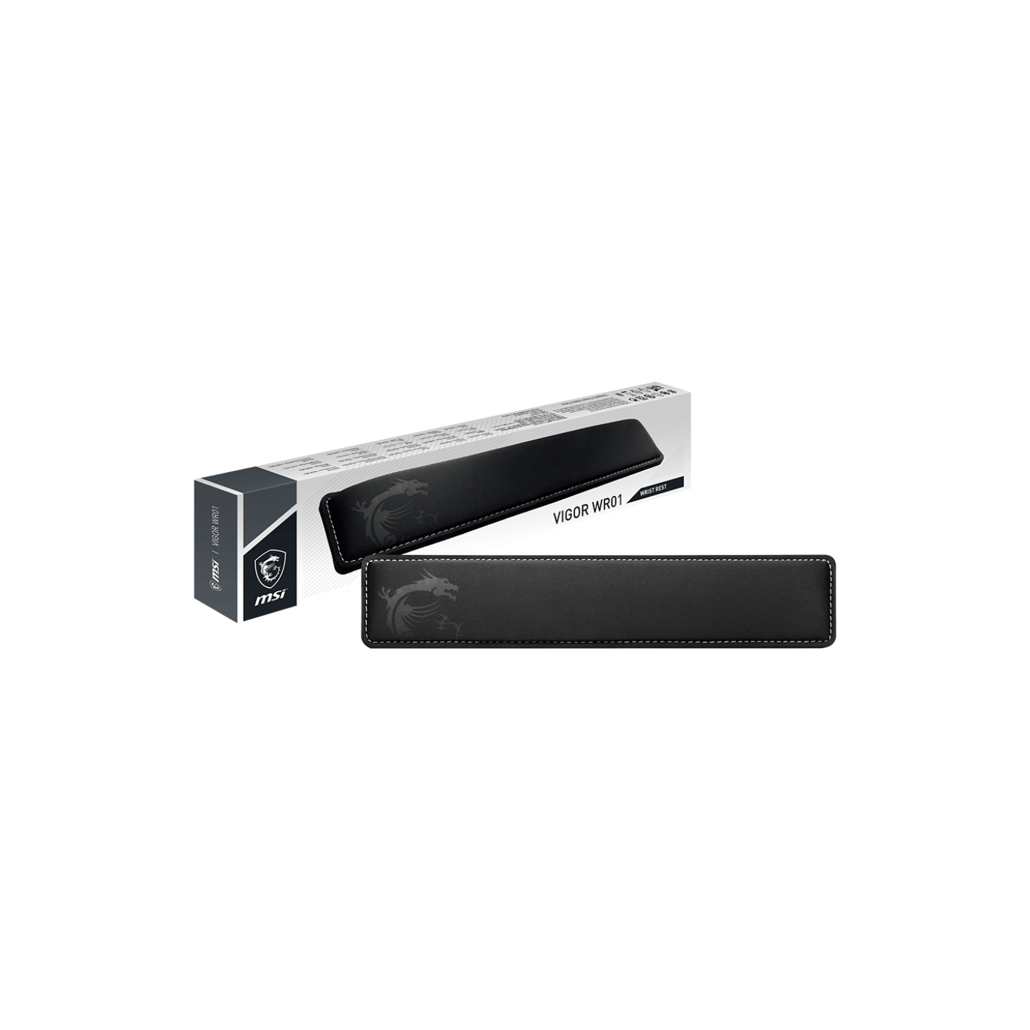 MSI Vigor WR01 Cooling gel-infused pad 17" X 3.4" X 1" Cool & smooth surface Wrist Rest