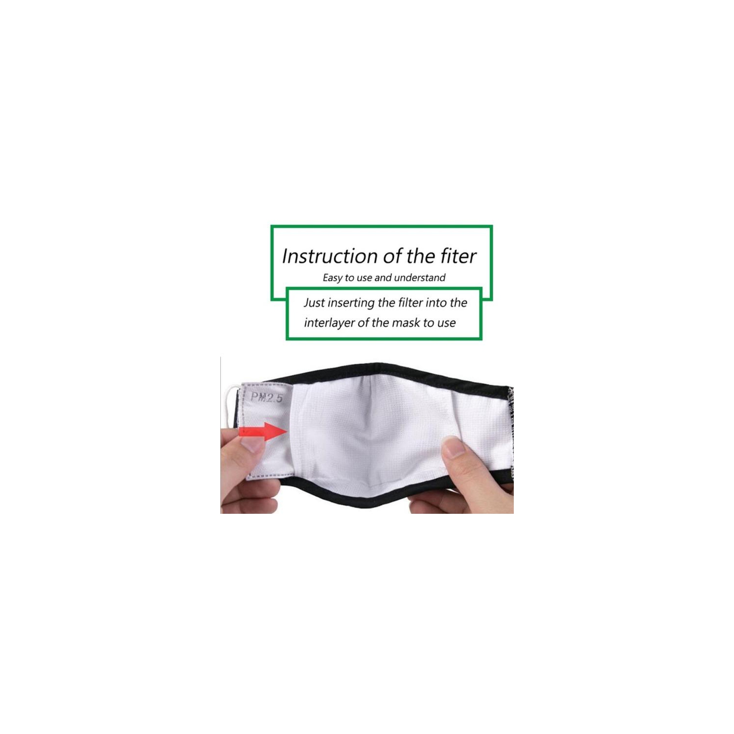 Filtre PM 2.5 pour masque - 20 pièces