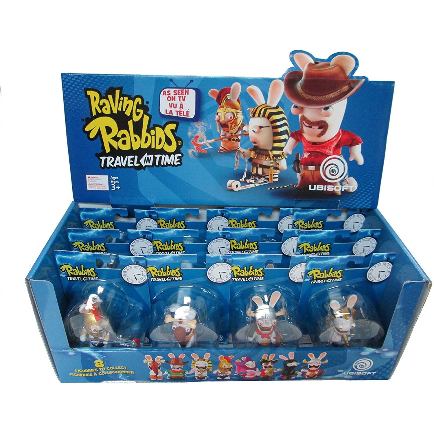 Raving Rabbids Travel in Time 12 - Blue Box Assorted Figures