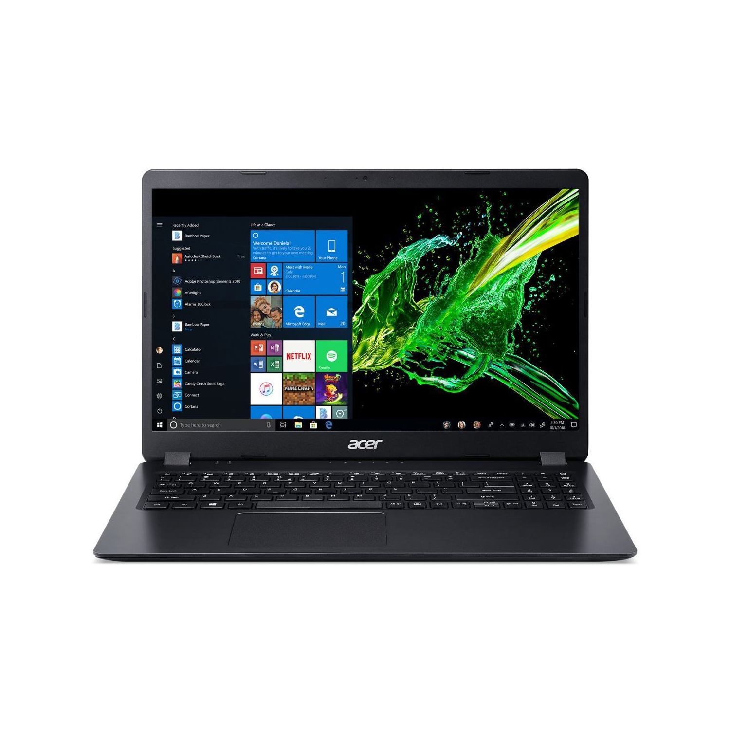 Refurbished (Excellent) - Acer Aspire 15.6" Laptop (Intel Celeron N4120/4Gb/128Gb SSD/Win 10 S) - Manufacturer ReCertified w/ 1 Year Warranty