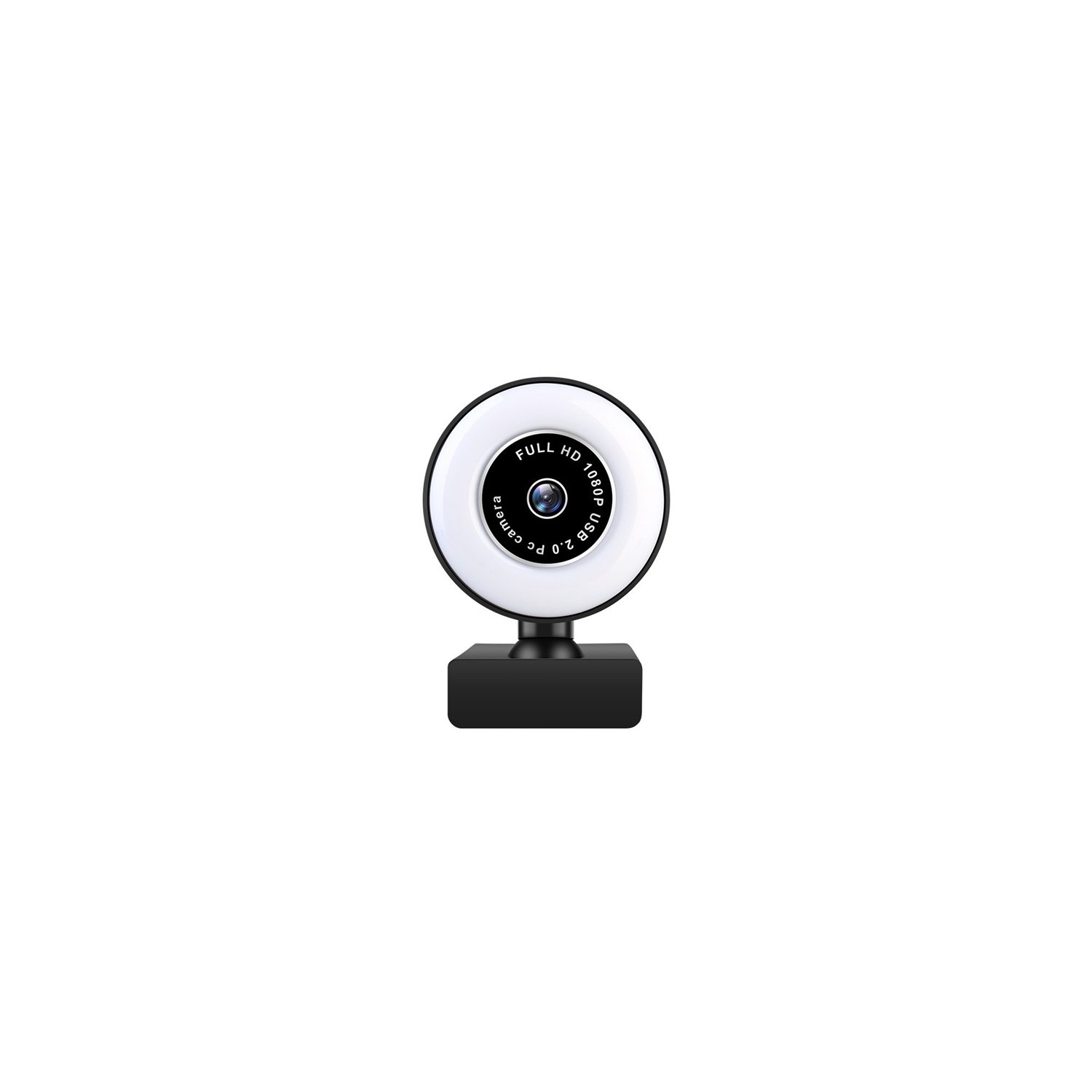 Linkit Security - Full HD CMOS Webcam with Adjustable LEDs, Night Vision and Auto Focus, Black