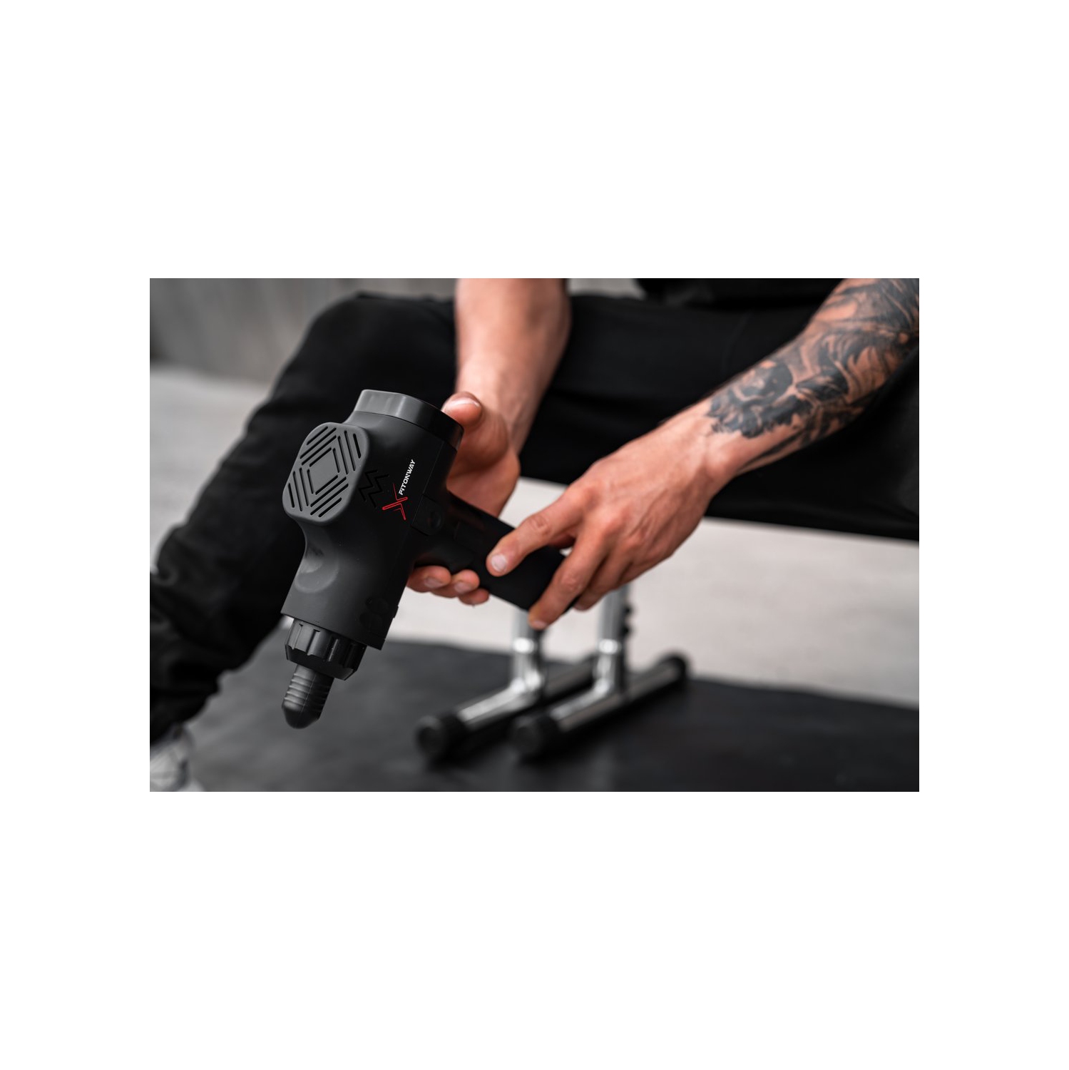 Premium Percussive Therapy SPORT Massage Gun in MATTE BLACK