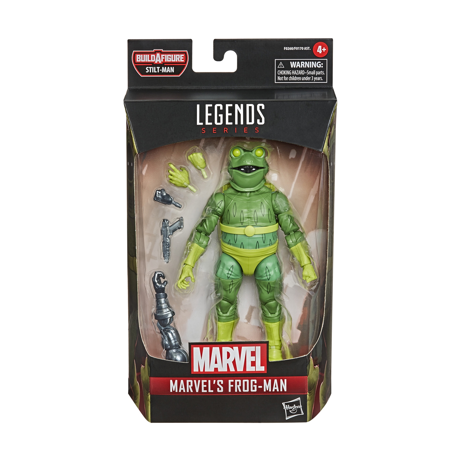 Marvel Legends Spider-Man 6 Inch Action Figure BAF Stilt-Man - Frog-Man