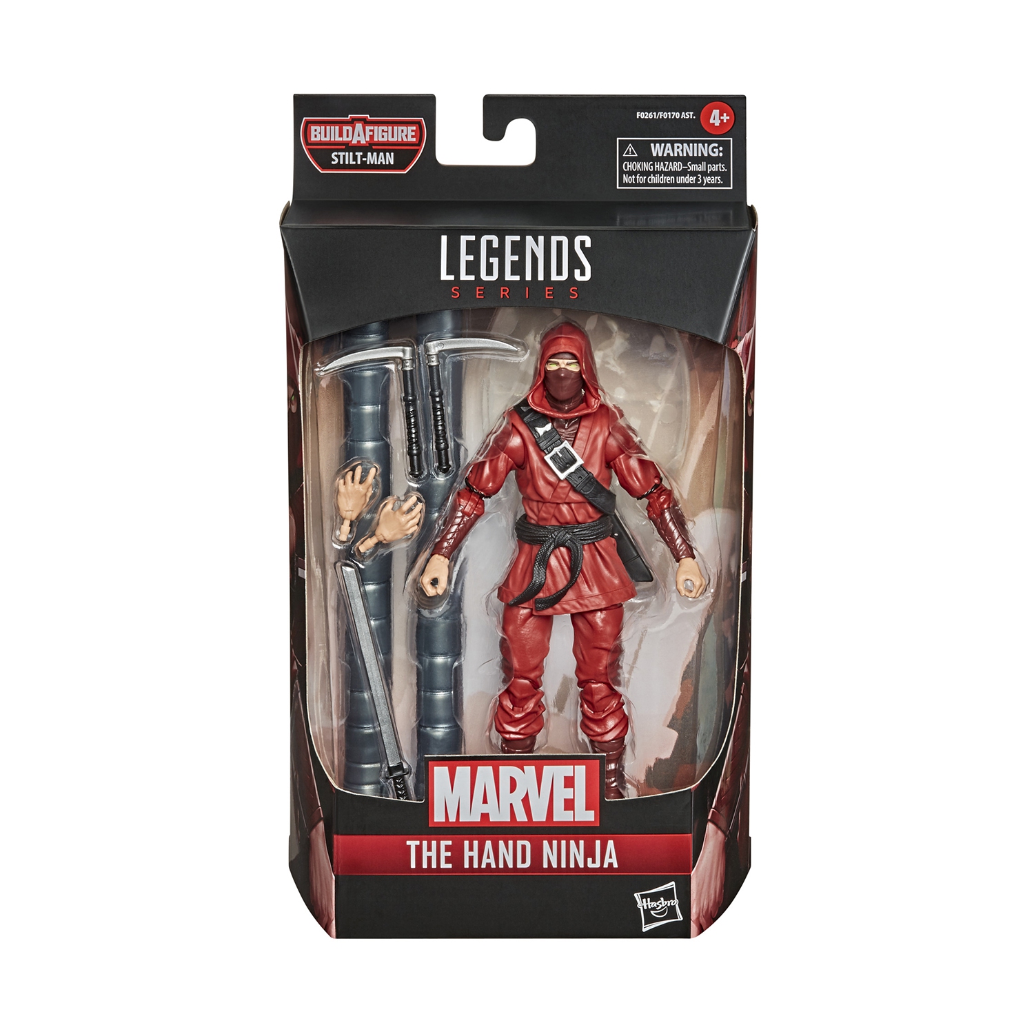 Marvel Legends Spider-Man 6 Inch Action Figure BAF Stilt-Man - Hand Ninja